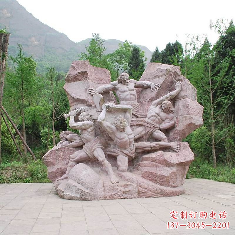 泰州盘古石雕传承中华文明