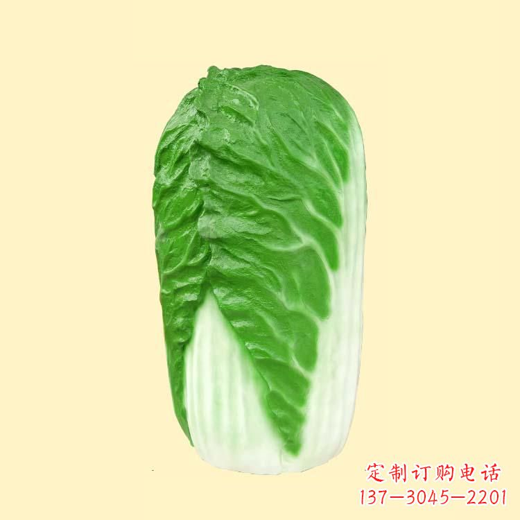 泰州玻璃钢白菜雕塑