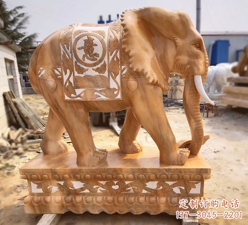 泰州精美大象雕刻
