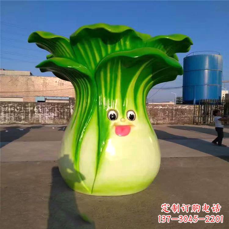 泰州“仿真白菜雕塑”——让你触摸自然之美