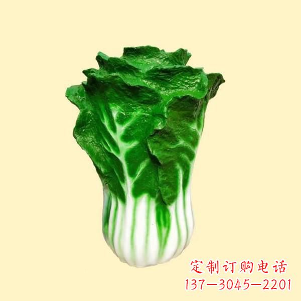泰州白菜精灵——艺术化的仿真果蔬雕塑