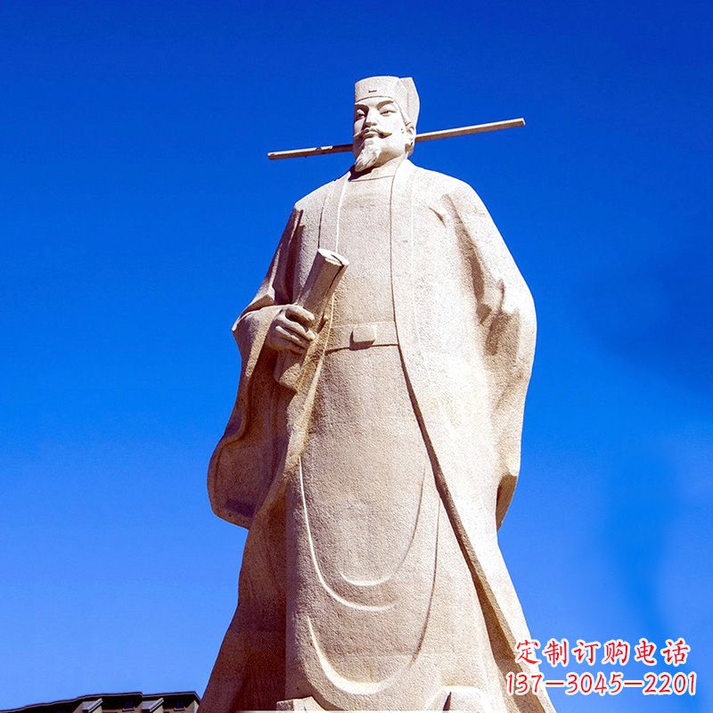 泰州欧阳修雕像中国历史文化的缩影