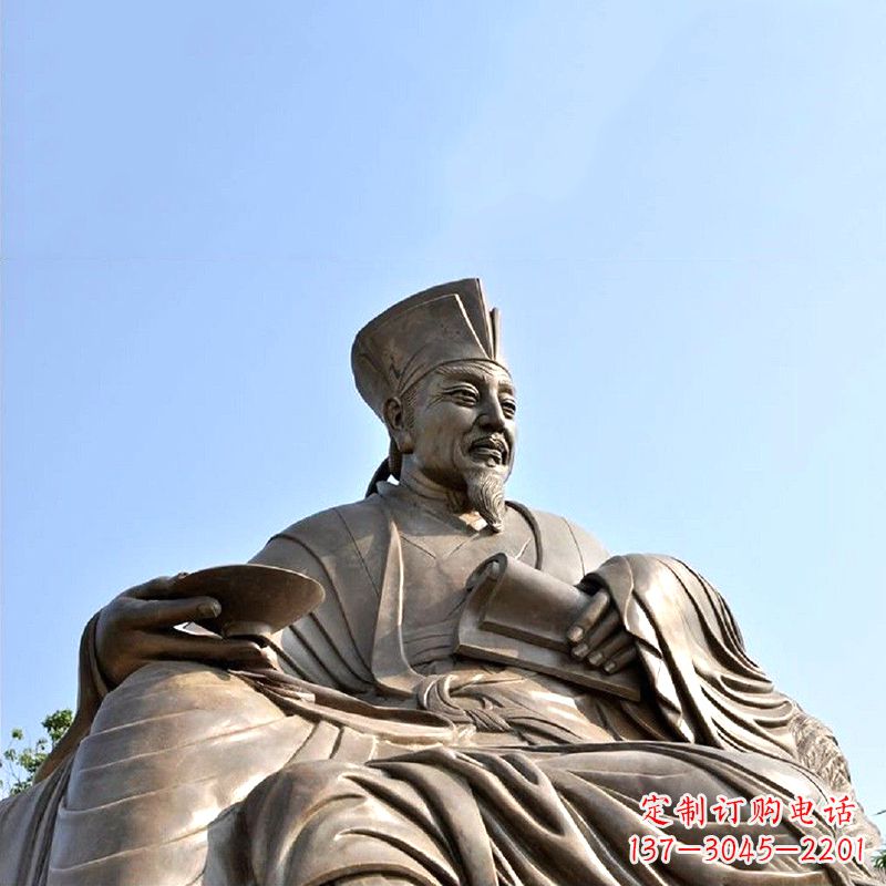 泰州欧阳修铜雕塑北宋文坛领袖的艺术精品