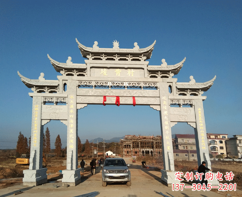 泰州新颖独特的中国风牌坊
