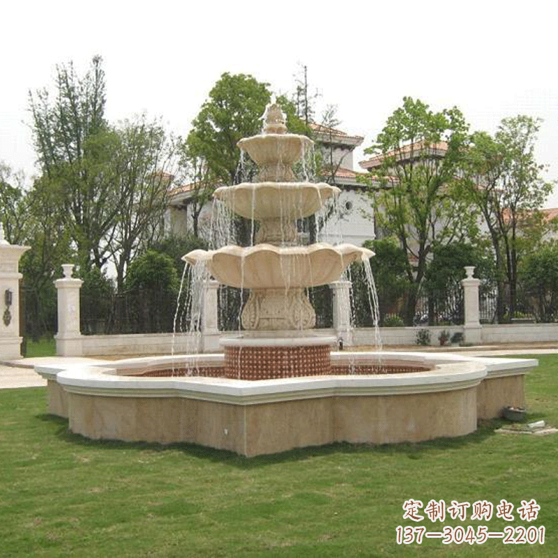 泰州砂岩景观喷泉雕塑