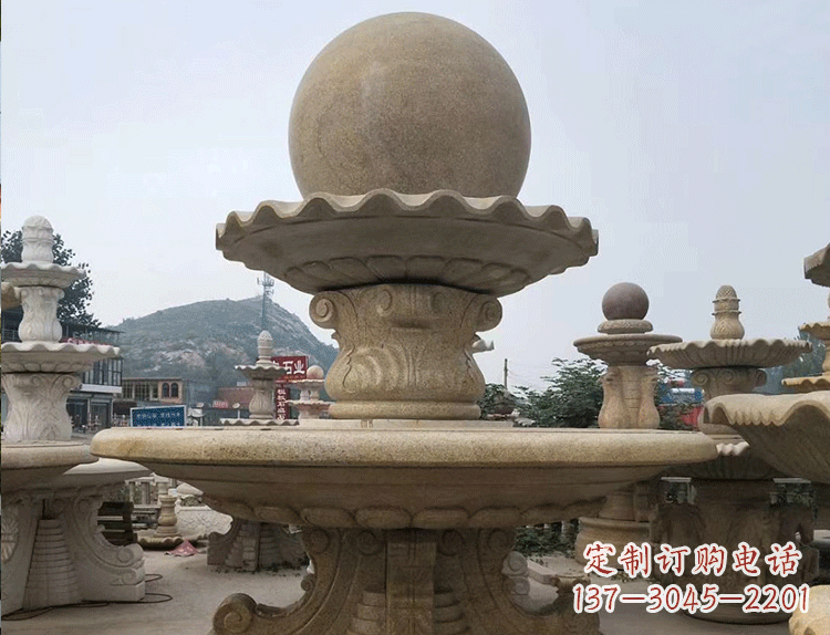 泰州石雕汉白玉喷泉