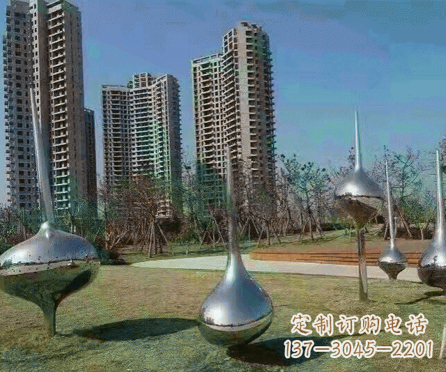 泰州精致的不锈钢陀螺雕塑