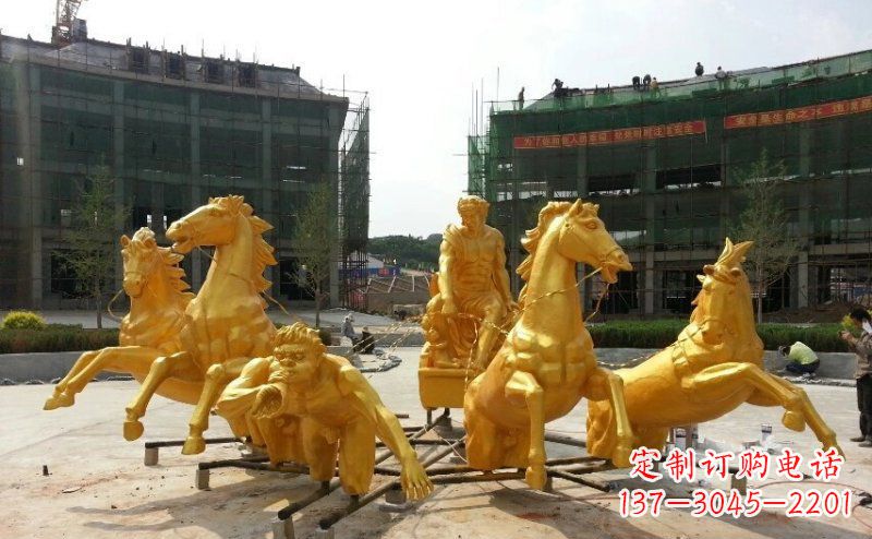 泰州阿波罗玻璃钢景观雕塑