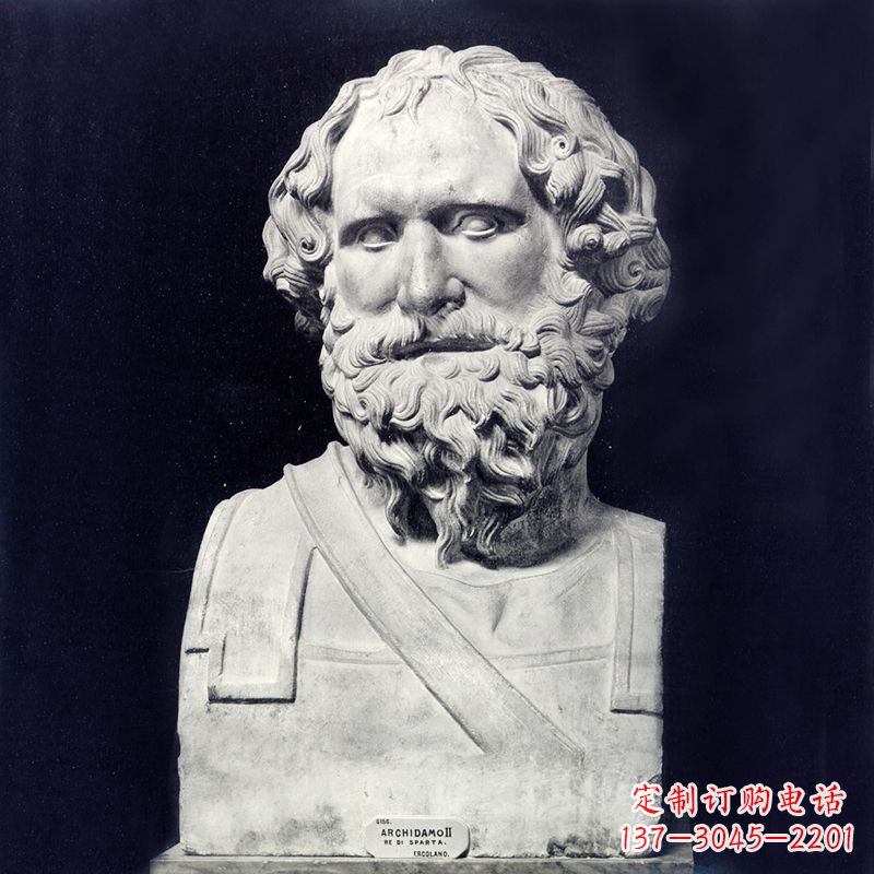 泰州阿基米德石雕头像传承古典美学