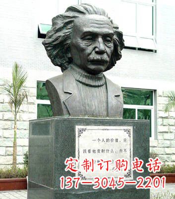 泰州爱因斯坦铜雕像