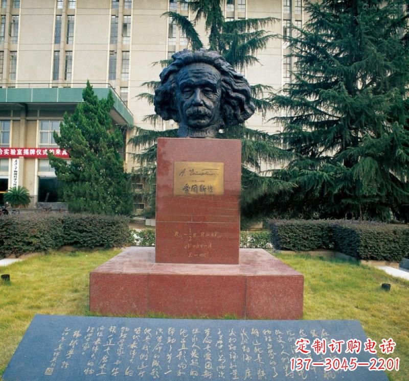泰州爱因斯坦铜雕头像