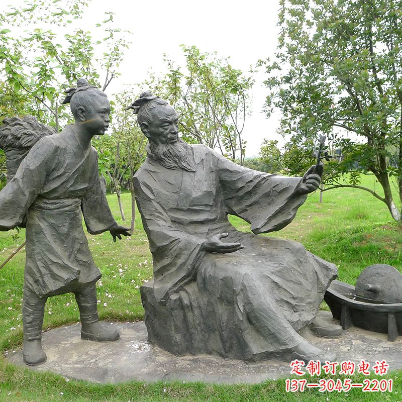 泰州“朱耷”全新系列雕塑——传承明清文化,记录中国历史