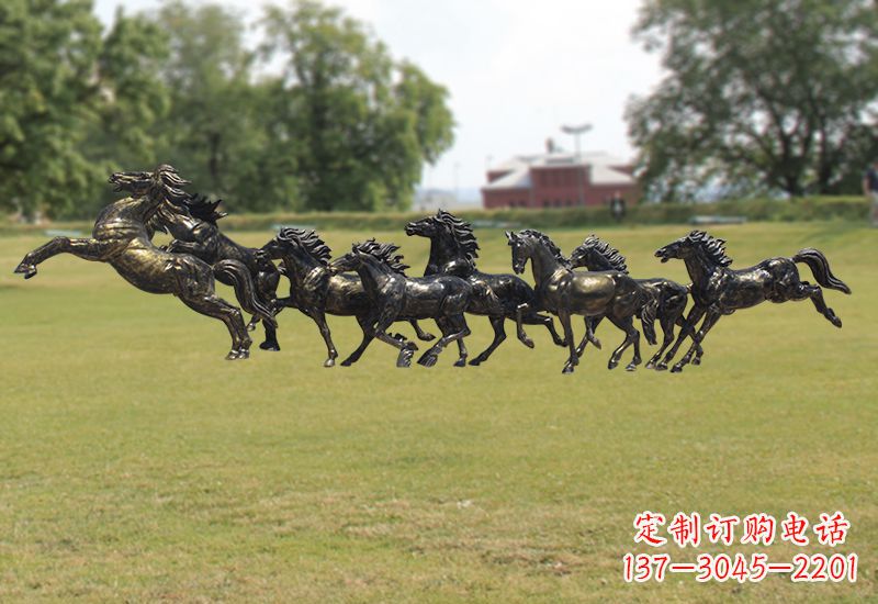 泰州马群铜雕经典珍藏