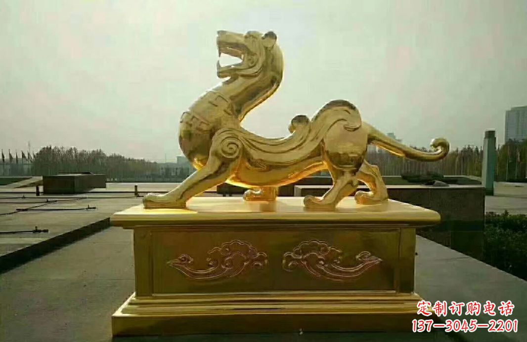 泰州虎之精髓——精美铜质虎雕