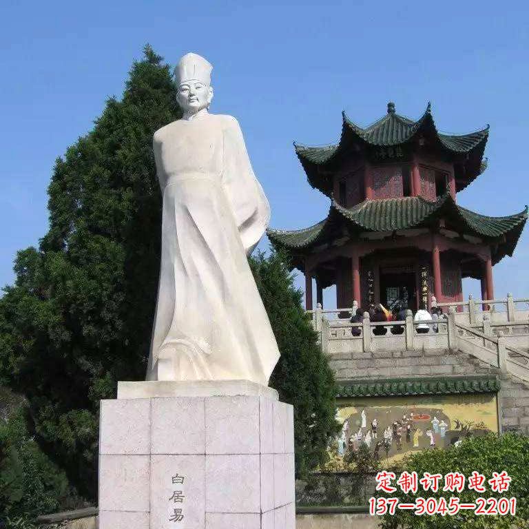 泰州白居易唐诗雕像