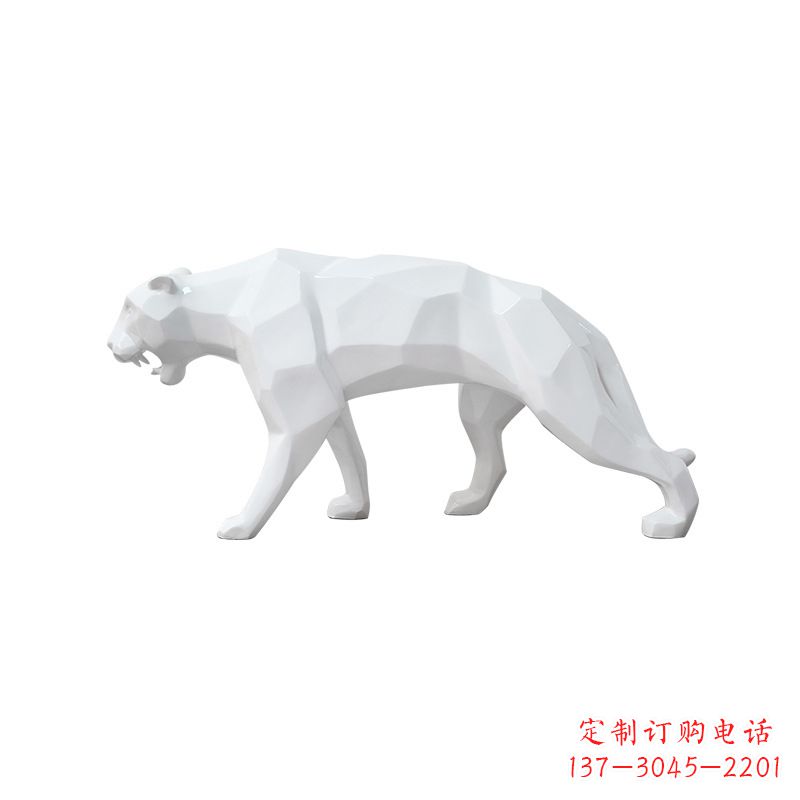 泰州玻璃钢豹雕塑