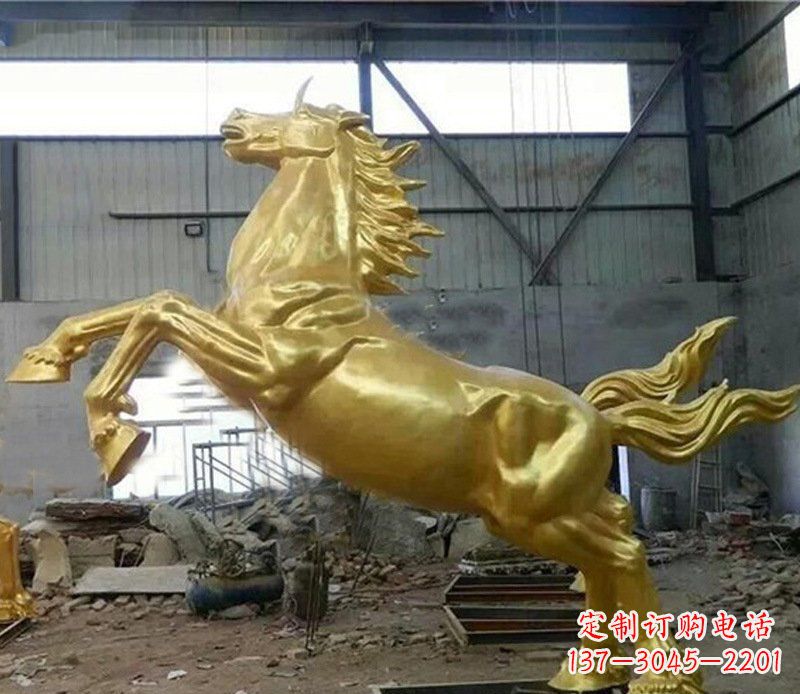 泰州精致马铜雕塑