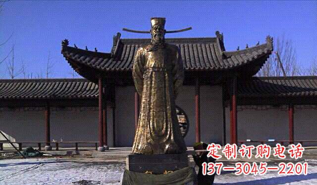 泰州包拯古代名人铜雕