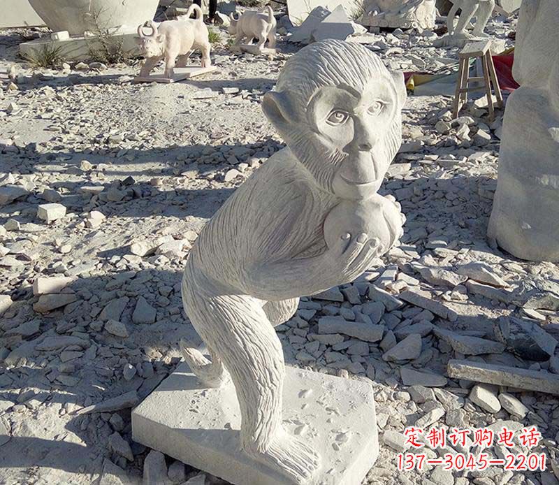 泰州“猴子石雕”——精致细腻的石头精雕