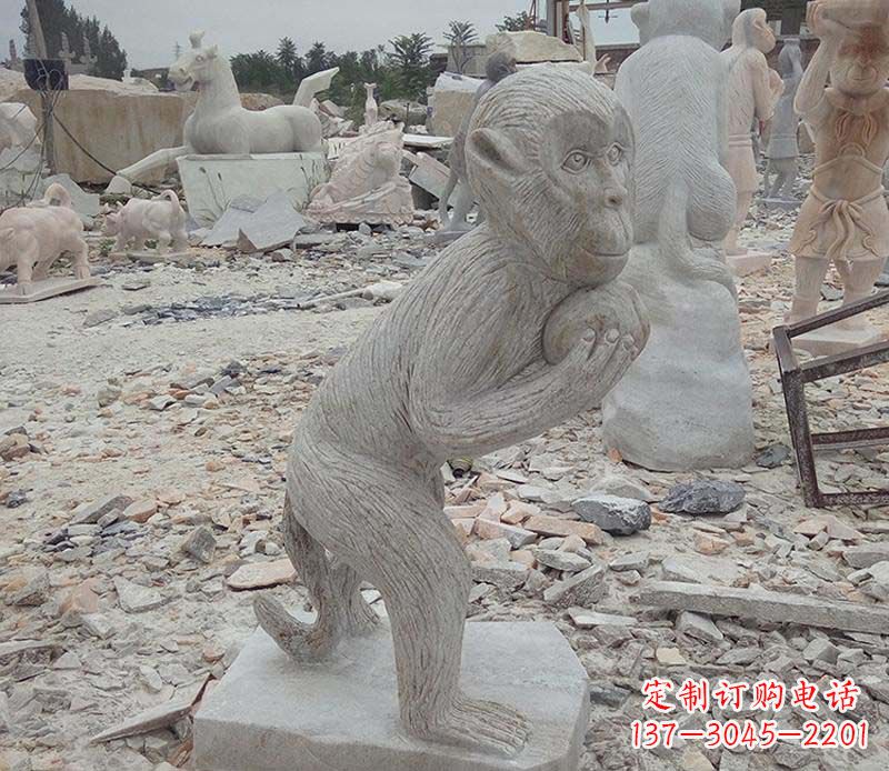 泰州新猴子雕像,传承古老传说