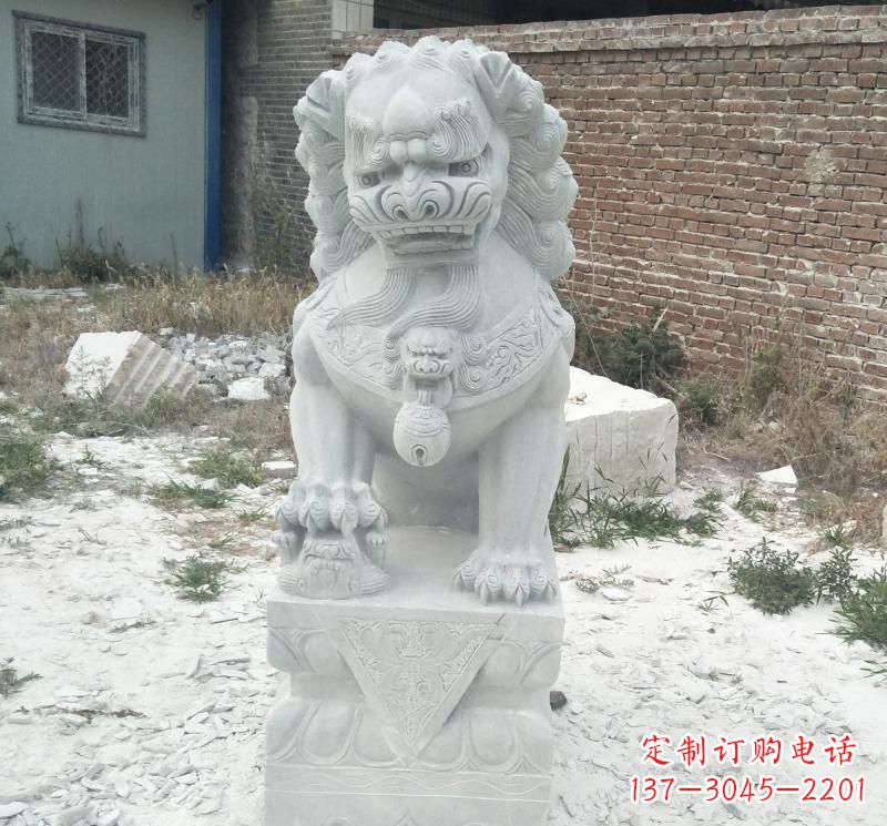 泰州北京看门狮子石雕