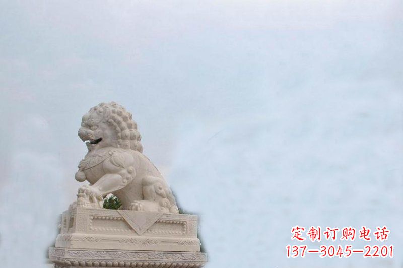 泰州北京狮石精美狮子雕塑