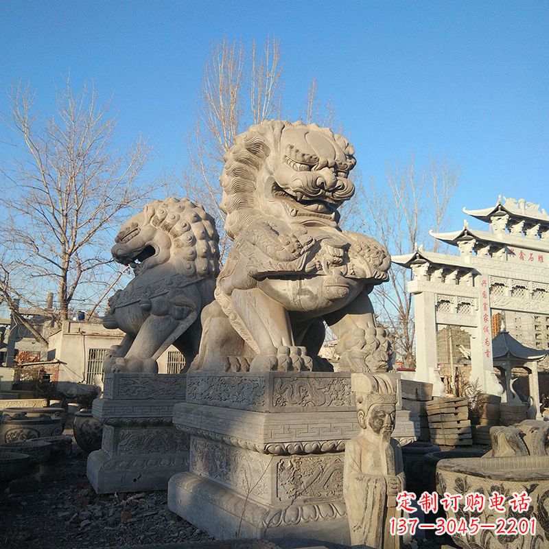 泰州新室内装饰狮子雕塑