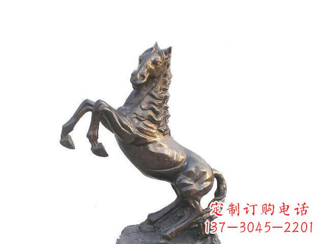 泰州精美的奔腾马铜镀铜动物雕塑
