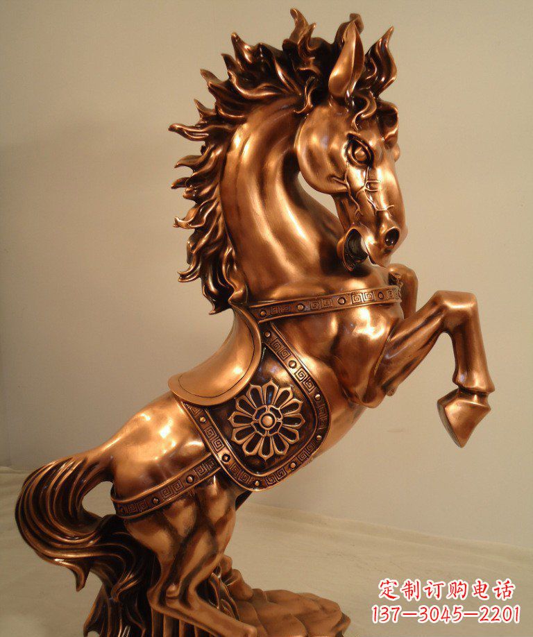 泰州精美的仿铜马雕塑