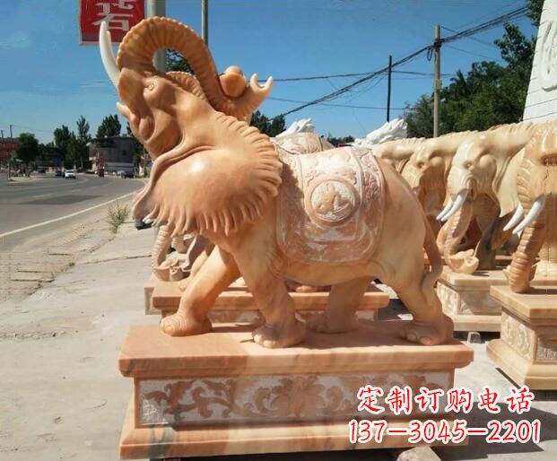 泰州大象石雕,给你美好的祝愿