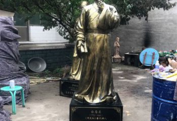 泰州白居易仿铜雕像经典中国古代诗人的艺术再现