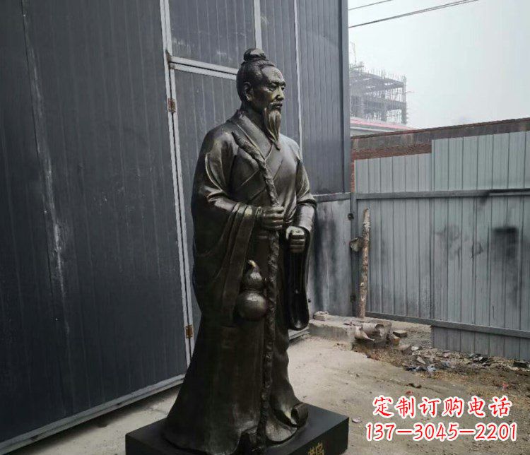 泰州扁鹊人物古代名医铜雕摆件