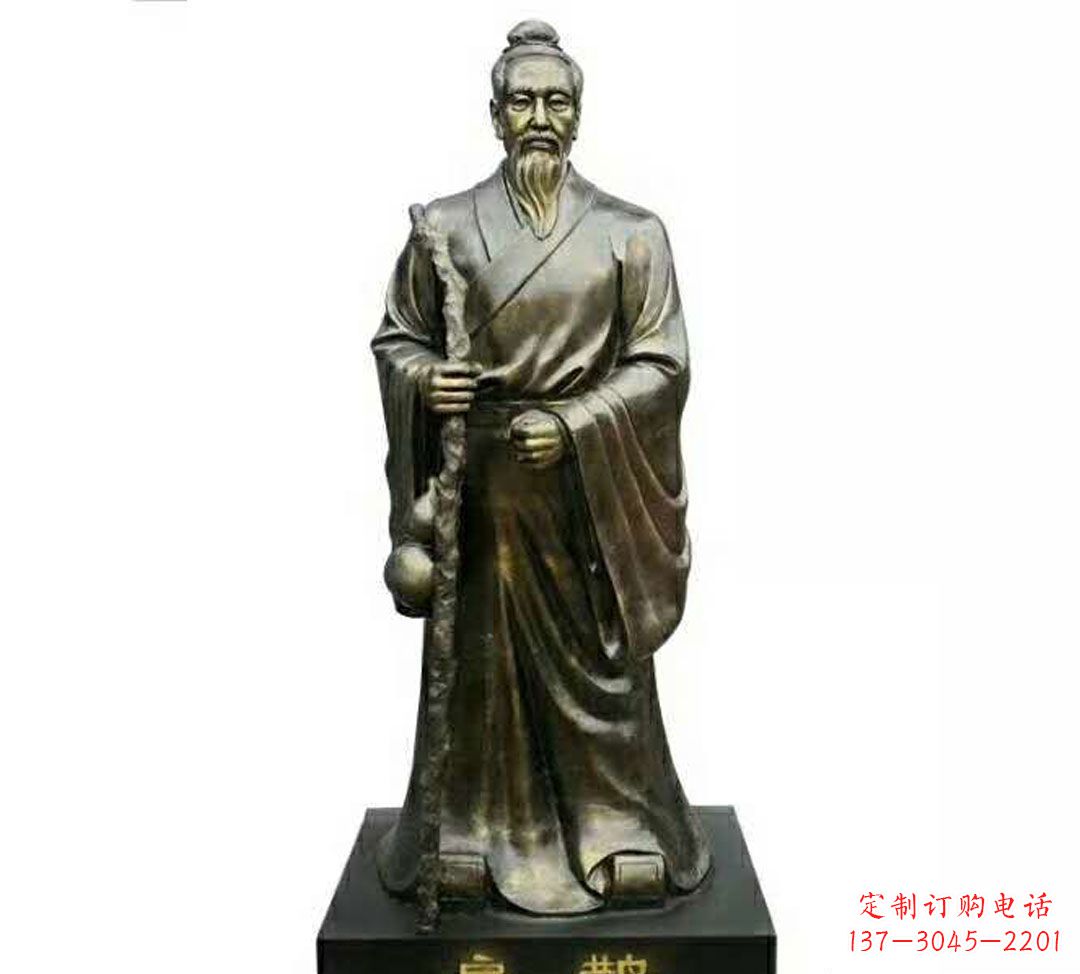 泰州扁鹊神医铜雕