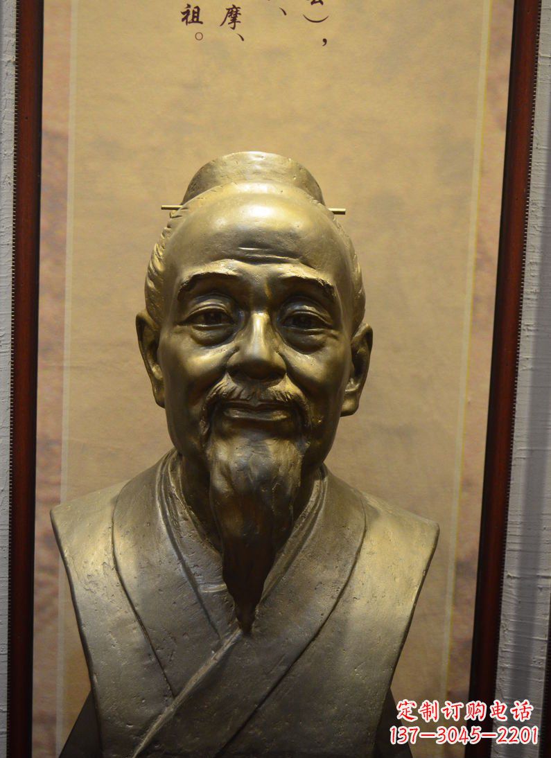泰州扁鹊——古代医学家铜雕