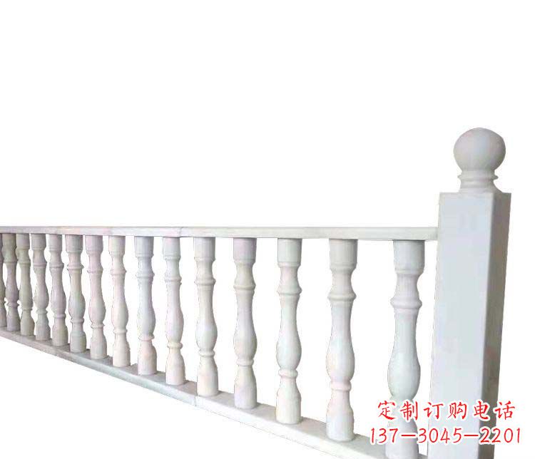泰州别墅汉白玉栏杆景观石雕