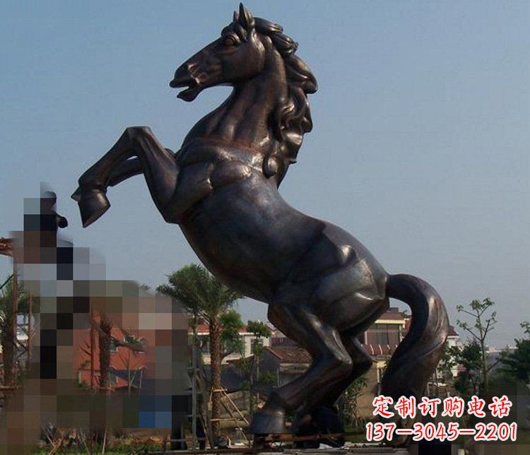 泰州别墅景观动物马铜雕塑