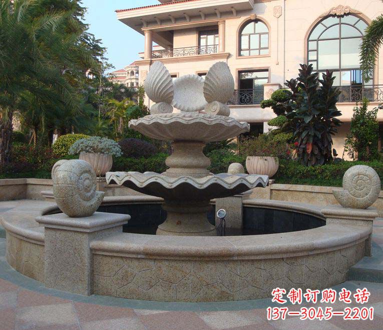 泰州新款室外喷泉装饰景观石雕