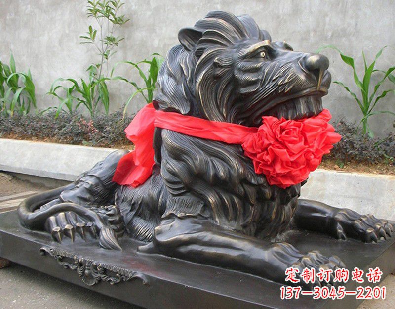 泰州铜质狮子雕塑