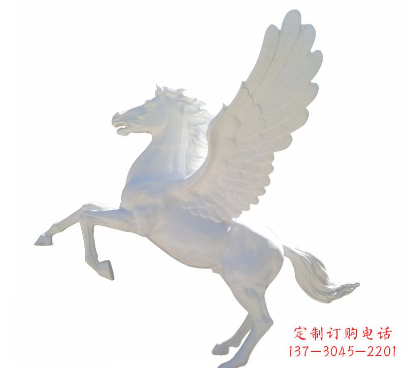 泰州新款玻璃钢飞马摆件