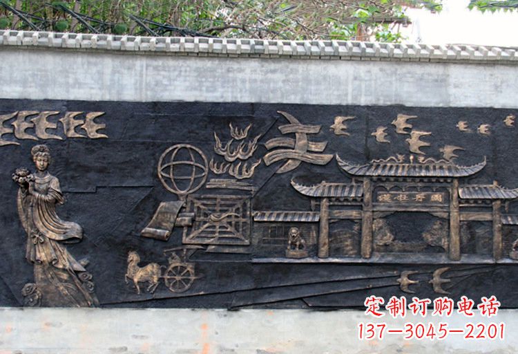 泰州玻璃钢仿铜牡丹雕塑