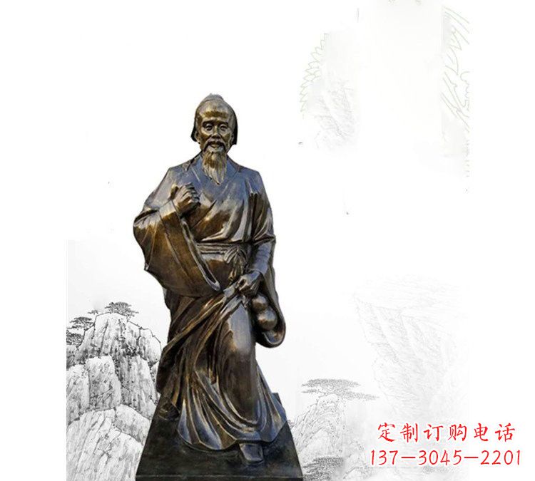 泰州玻璃钢仿铜华佗