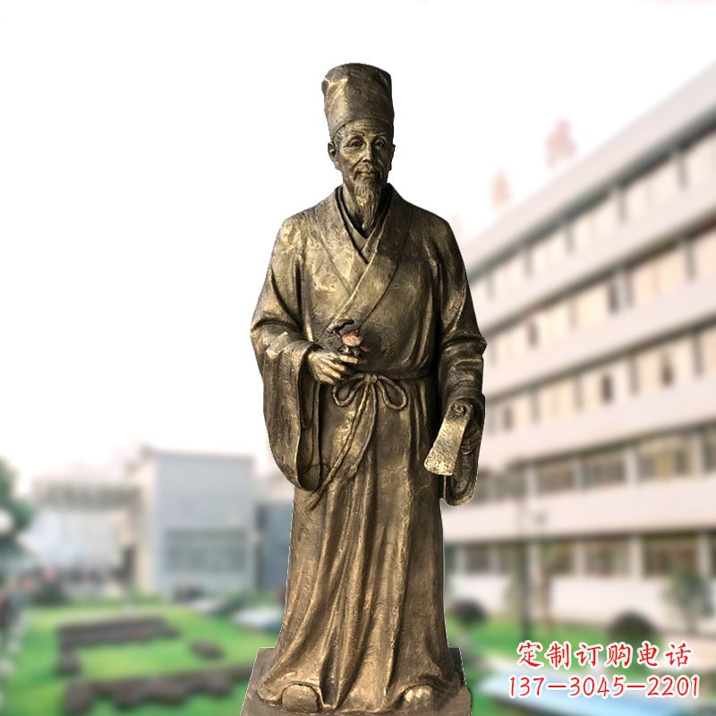 泰州李时珍药圣的雕塑艺术
