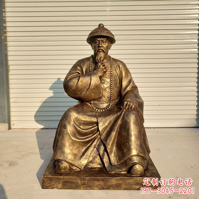 泰州林则徐——玻璃钢仿铜雕像