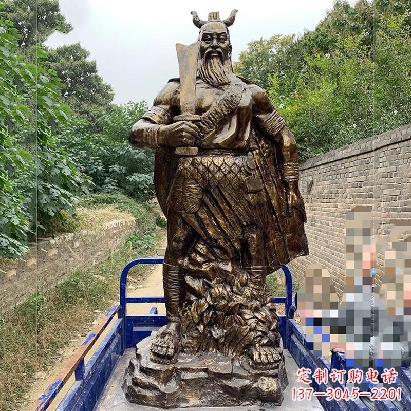 泰州炎帝神农氏玻璃钢雕塑一种新的艺术形式
