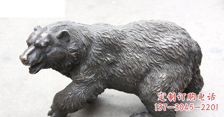 泰州以玻璃钢制作的北极熊雕塑