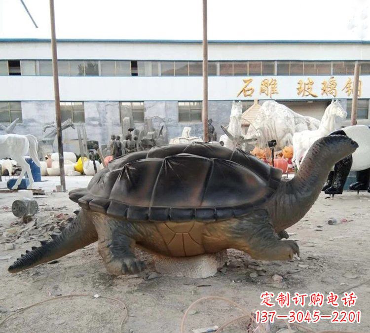 泰州玻璃钢乌龟雕塑——精致美丽的艺术品