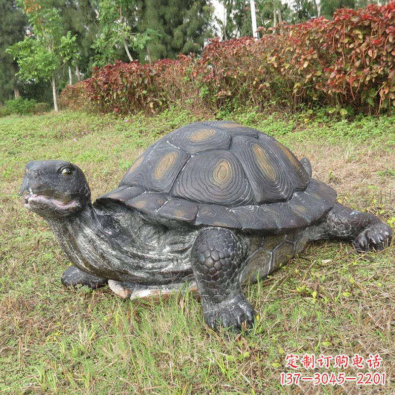 泰州玻璃钢乌龟雕塑传承古老文化