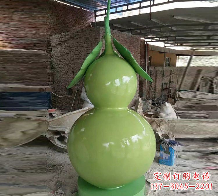泰州玻璃钢葫芦雕塑——艺术中的精美之作