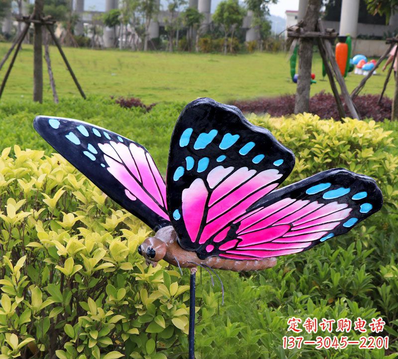 泰州玻璃钢蝴蝶雕塑