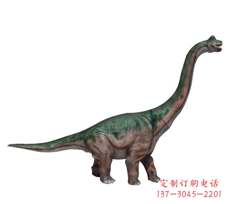 泰州玻璃钢仿真恐龙腕龙雕塑